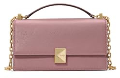 kate spade new york Deco Mini-Crossbody-Tasche aus gewelltem Wildleder, Einheitsgröße, genarbtes Leder