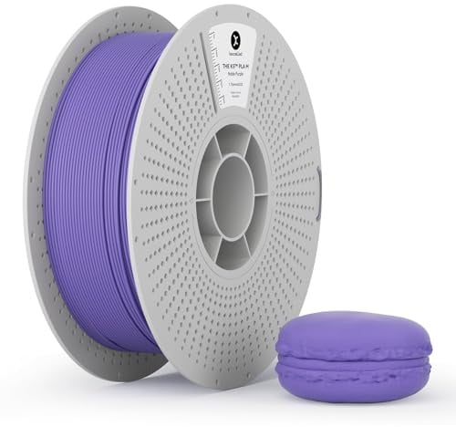 kexcelled Macaron Matte PLA Filament 1.75 mm +/- 0.03 mm, Upgrade PLA Roll, 3D Printer Material, Matte Finish, 1 kg (2.2 lbs) Cardboard Spool, Neatly Wound, Noble Purple