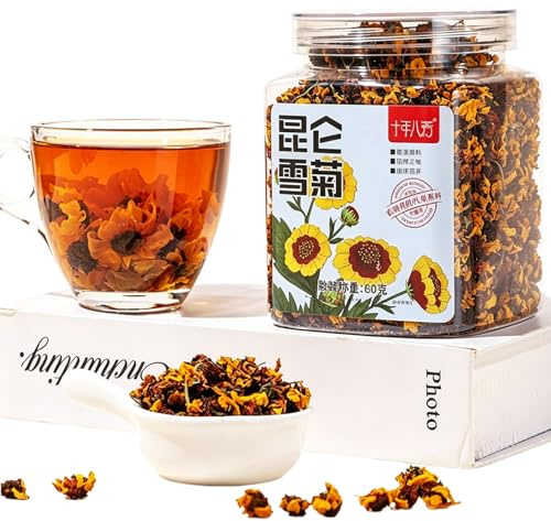 AOIRCE Kunlun Snow Chrysanthemum Flowers for Herbal Tea & Drinks, 60g