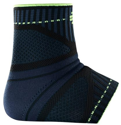 BAUERFEIND, 1 Sprunggelenk-Sportbandage, Zur Unterstützung des Fußgelenks beim Sport, Für Wettkampf und Training, Rechts und links tragbar, Gr. XS, Schwarz, 11419481170010