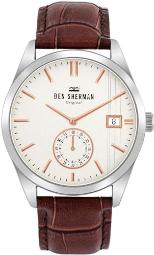 Ben Sherman Men's Analogue Quartz Watch with Leather Strap WB039T