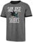 47 Brand San Jose Sharks Belridge Ringer NHL T-Shirt Eishockey Tee (XL)