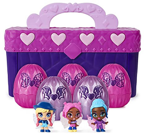 HATCHIMALS Mini Pixies Modenschau Spielset mit 3,8 cm großen Sammelpuppen mit gemischten Flügeln (Stile können variieren), 8er-Pack