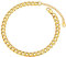 FOCALOOK Damen Fußkettchen Gold Kette 6mm breit Panzerkette Edelstahl Armband für Mädchen Fußkette 22CM Sommer Modeschmuck Accessoire
