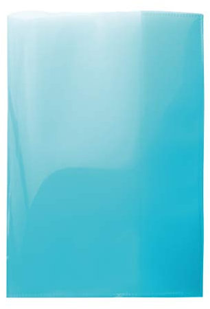 HERMA 19612 Heftumschläge A5 Transparent Türkis, 10 Stück, Hefthüllen aus strapazierfähiger, abwischbarer & extra dicker Polypropylen-Folie, durchsichtige Heftschoner Set für Schulhefte, farbig