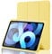 Funda para iPad Air 4 Case 2020, Smart Stand Cover Case para iPad 10.9 pulgadas Air 2020 [2ª generación de carga de lápiz Apple con encendido automático/sueño], color amarillo