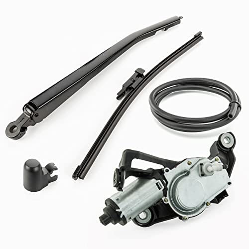 LST Wischermotor Heck Scheibenwischer Motor Wischblatt hinten kompatibel mit BMW 1er E81 E87 2007-2011