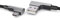 Cable micro USB de nailon de 0,3 m negro, conector en ángulo de 90 grados, cable de carga de USB a micro USB, cable de datos, cable de carga, USB 2.0
