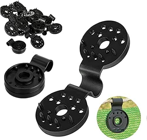 Kunststoff-Clips für Schutztuch,120 Stück Shade Cloth Clips,Spezialclip mit öse Schattiernetz Clip,Schattentuch Clips,Sonnensegel Clips,Fixed Clip,für Pool,Gartenblumenpflanzen Rasenschatten