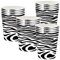 POPOYU 16P Jungle Safari Animal Party Zebra Print Paper Cups,Jungle Animal Party Paper Cups,Jungle&ThemeParty Tableware Decorations Set for Kids JungleSafari Reptile PartySupplies