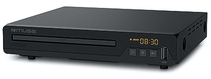 Muse M-55 DV Full HD DVD-Player, kompatibel mit DVD+R/RW, CD, CD-R/RW, MP3-, JPEG- und Xvid-Wiedergabe, LED Display, HDMI & USB-Anschluss, Fernbedienung inklusive