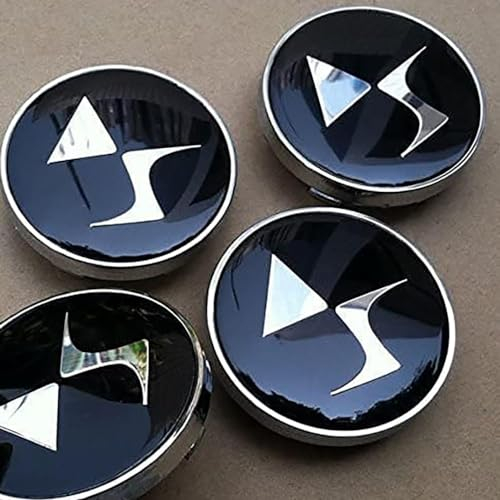 Auto Nabenkappen für Citroen DS 60MM,Radnaben Ersatzrad Abdeckungen Felgendeckel Radnabenabdeckung Radmutterkappen Wasserdicht Felgen Zubehör