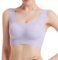 Fille Cher Soutien-Gorge sans Couture pour Femmes, Ultra, rembourré, Confortable, sans Fil, Respirant, pour Dormir au Quotidien Robe Bustier Violette (Purple, M)