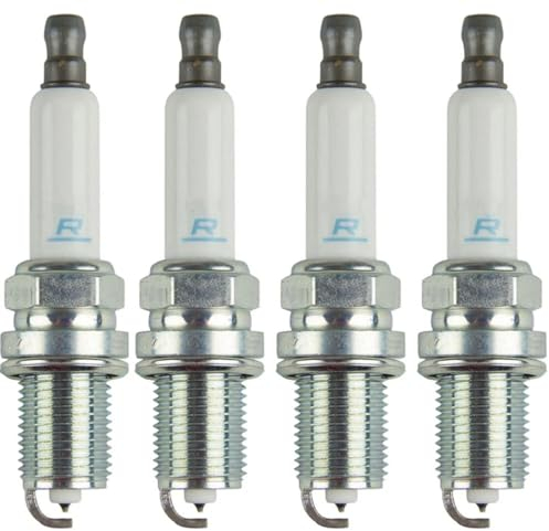 ZIxmix 4 Stück 1675 PFR7S8EG 06H905601A Laser Platinum Zündkerze kompatibel mit Au-di A3 A4 A5 A6 Q5 R8 S5 TT VW J-etta G-olf Pass-at Ti-guan Spark Plug Compatible