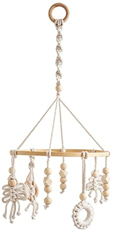 BEBIKR Böhmischer handgewebter Wandteppich, handgefertigt, Baumwolle, Wandbehang für Kinder, Mädchen, Zimmer-Dekoration, Zuhause, Schlafzimmer, Zubehör, Wandteppich, lustige Mädchen-Kleiderbügel für