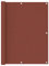 ZEYUAN Balkon-Sichtschutz Terracotta-Rot 120x600 cm Oxford-Gewebe, Balkonsichtschutz, Windschutz Balkon, Windschutz Terrasse, Balkonverkleidung, Sichtschutz Garten - 134983