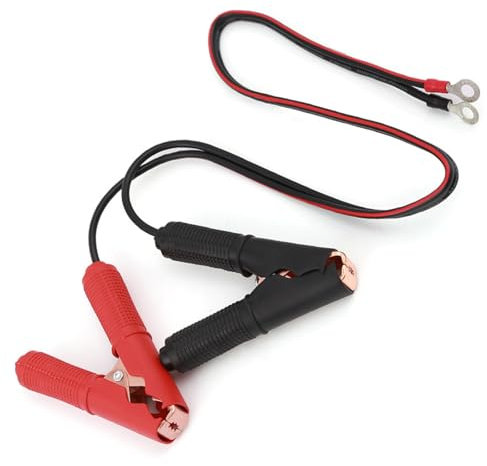 FUXIU Upgraded Car Battery Power Wire Line Cable Power Line with Clamp Battery Inverter Cable