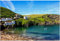 Puzzle 1000 Teile Das Dorf Port Isaac in Cornwall, Großbritannien Britischer Cottage-Stock Puzzle für Kinder oder Erwachsene Lernspielzeug Dekompressionsspiel 38x52CM