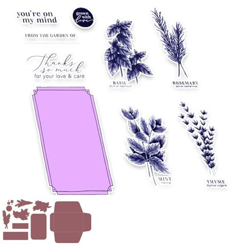 2025 Neue Weihnachten Tiere und Blumen Metall Schneiden Sterben Und Stempel Set, Für DIY Kunst Geburtstage Scrapbooking Handwerk Supplies Stamping Fotoalbum (M0879-stempel und Stanzformen Set)