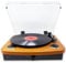 Denver Vinyl Record Player With Stereo Speakers - Bluetooth Send & Receive - USB & SD Recording - AUX IN & RCA Out - VPL-230 Light Wood