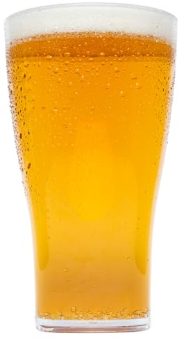 AIOS Tritan Renew Unbreakable Plastic Pint Glass – Unique Square Base Design (12)