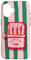 Pink Sardine Maximalist Vintage Food Stripes Aesthetic Cute Case for iPhone 16