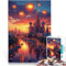 1000-teiliges Puzzle für Erwachsene, farbenfrohes Taj Mahal, Familienaktivitäts-Puzzle, Stressabbau, Urlaub zu Hause, Zeitvertreib,38x52cm, für Teenager ab 14 Jahren