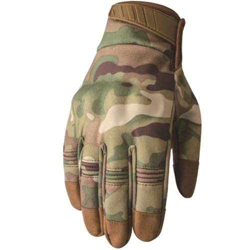 GreatRise Wasserdicht Taktische-Handschuhe Militär Einsatzhandschuhe mit Touchscreen Rutschfest Schutzhandschuhe Vollfinger Motorradhandschuhe für Bushcraft Jagd Radfahren