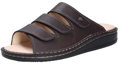 Finn Comfort Korfu Darkbrown (Dunkelbraun) - Pantolette - Marken, Braun, leder (grass)