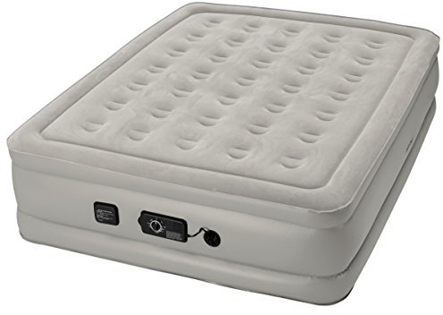 insta-bed Raised 19 inch Queen Airbed with NeverFLAT Pump