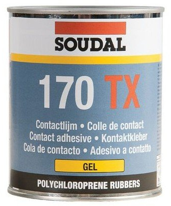 Soudal colle neoprene gel 170tx 5l