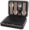 Guarda la Scatola 8 Griglie Scatola Porta Orologi Portatile Scatola di Immagazzinamento Dell'esposizione Braccialetto Monili con Cerniera Collezionisti Viaggi Organizzatore di Archiviazione (Nero)