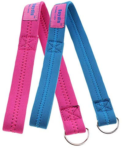 SGerste 2Pcs Baby Stroller Safety Belt Wrist Strap Kids Pram Pushchair Travel Accs Blue Pink