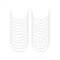 Prettyia Pack of 12 Pairs Stainless Steel Metal Handmade Women's Bra Under Wires DIY Replacement Cup D E