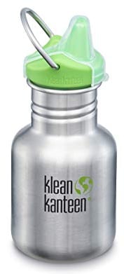 Klean Kanteen Kindertrinkflasche (Edelstahl), (354ml) mit Sippy-Kappe - Motive und Farben wählbar | mit Namensgravur