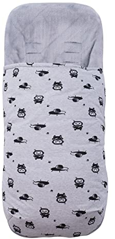 JYOKO Kids Saco para Cochecito Compatible con Baby Jogger City Mini Joolz (Polar, Robot Space)
