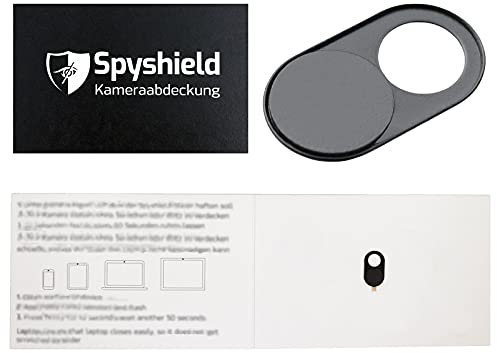 Spyshield Kamera Abdeckung, Webcam Cover, Kamera Blocker für Smartphone, Tablet, Laptop