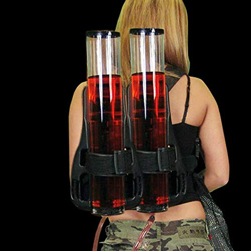 YIYIBYUS Dispensador de bebidas portátil de doble barril para bebidas líquidas, licor y cerveza, 3 + 3 litros