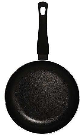 Schwarze Bratpfanne, Pfannen, Aluminium, Antihaftbeschichtung, Diamantbeschichtung, Induktion, Gas, Elektroküchengerät (20 cm)