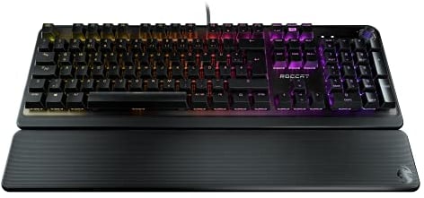 Roccat Pyro - Mechanische RGB Gaming Keyboard mit RGB-Beleuchtung (DE Layout), schwarz