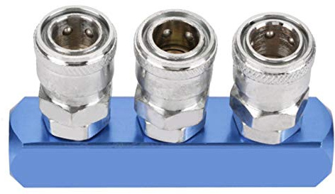 Raccord rapide -12mm connecteur femelle pneumatique à raccord rapide 2/3/4/5 manière pour tuyau d'air reliant PT1/4(3 way)