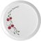 BORMIOLI ROCCO 5181603 Piatto Pizza Ronda in Vetro Opale Decoro Pomodoro Chef, Cm 33.5, Glass
