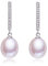 LOKILOKI 925 Sterling Silber Natürliche Süßwasserperlen Ohrringe Edler Schmuck Für Damen