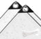 Bâche Imperméable Transparente avec Œillets - Protection Indéchirable en PVC pour Bois, Bateau, Jardin, Piscine, Serre, Plantes (2X4 M)