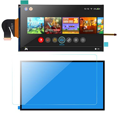 Écran de rechange pour Nintendo Switch Lite, panneau d'affichage LCD + adhésif + kit de réparation d'écran pour Switch Lite