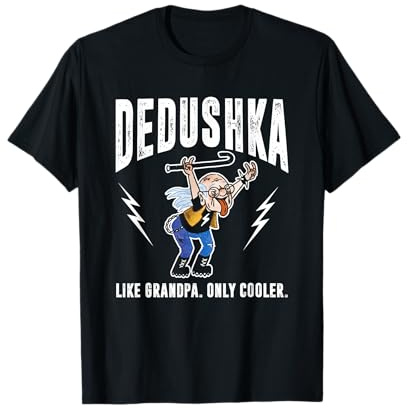Dedushka Russischer Großvater Opa Opa Russland Vater T-Shirt