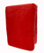 Leonado Vicenti Spannbettlaken Rot 90x200-100x200 warme kuschelige Winter Premium Cashmere Touch Teddy Bettlaken Fleece Plüsch Betttuch