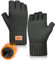 DOVAVA Handschuhe Fingerlos Herren Damen,Winterhandschuhe Touchscreen,Thermo Halbfinger Strickhandschuhe mit Weichem Innenfutter für Camping Wandern Running Sport(Grau