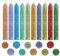Lahviuu Siegelwachs,10 Stück Siegelwachsstäbe mit Dochten Siegellack Sticks Wachssiegel Stempel Retro Wachsstempel Wachs Siegel Siegelstempel,für Umschlag Einladungen Karten Geschenk