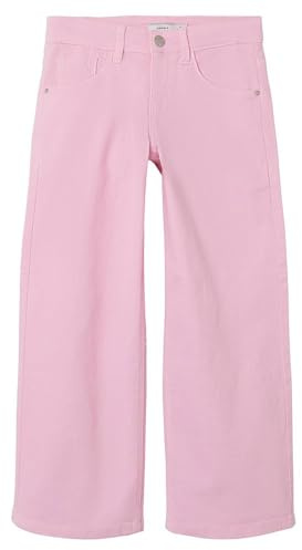 NAME IT Mädchen Nkfrose Wide Twi Pant 1115-tp Noos, Parfait Pink, 164